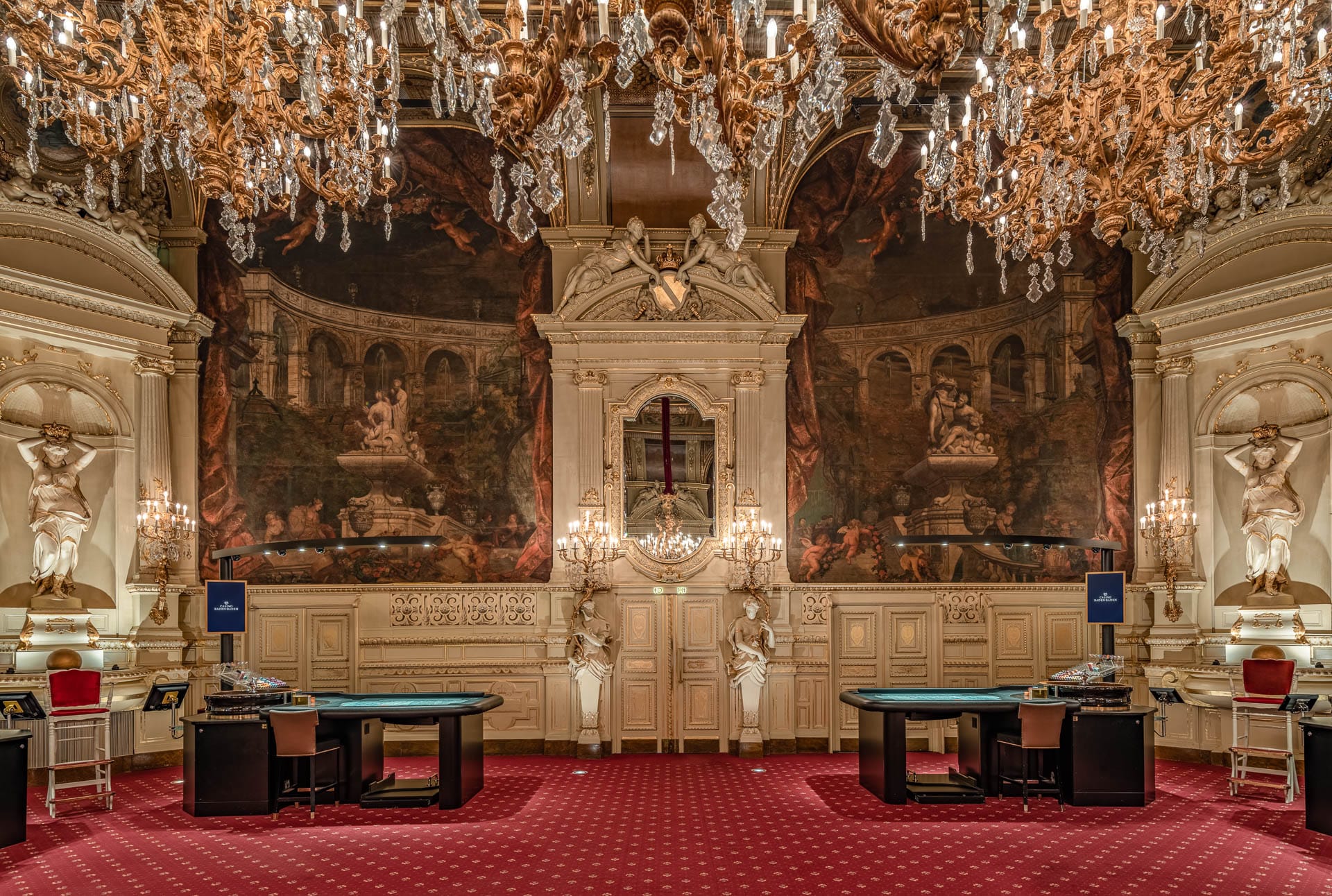 Interieurfoto vom Florentiner Saa im Casino Baden-Baden