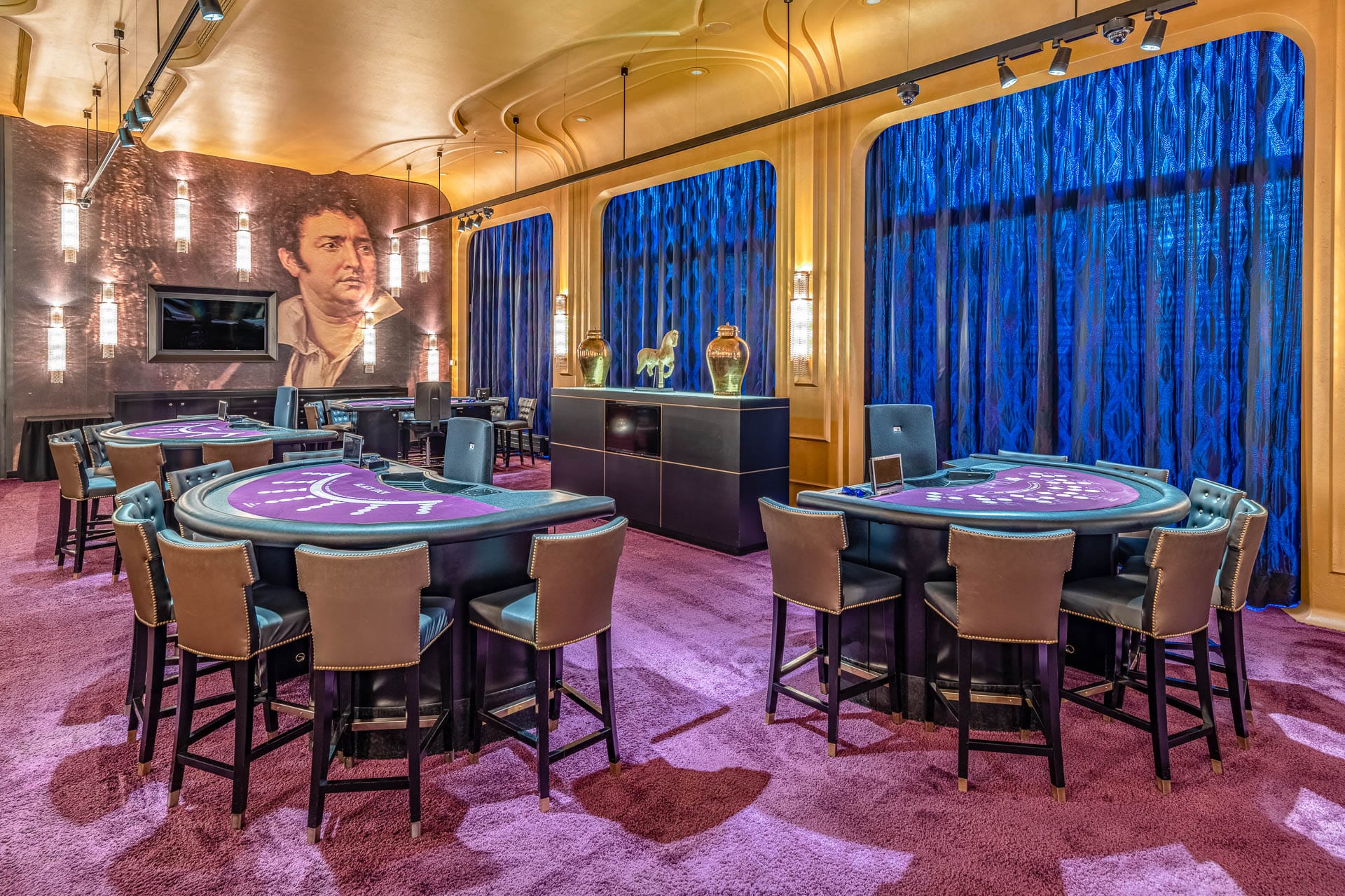 2 Punkt Perspektive des Salon Bénazet